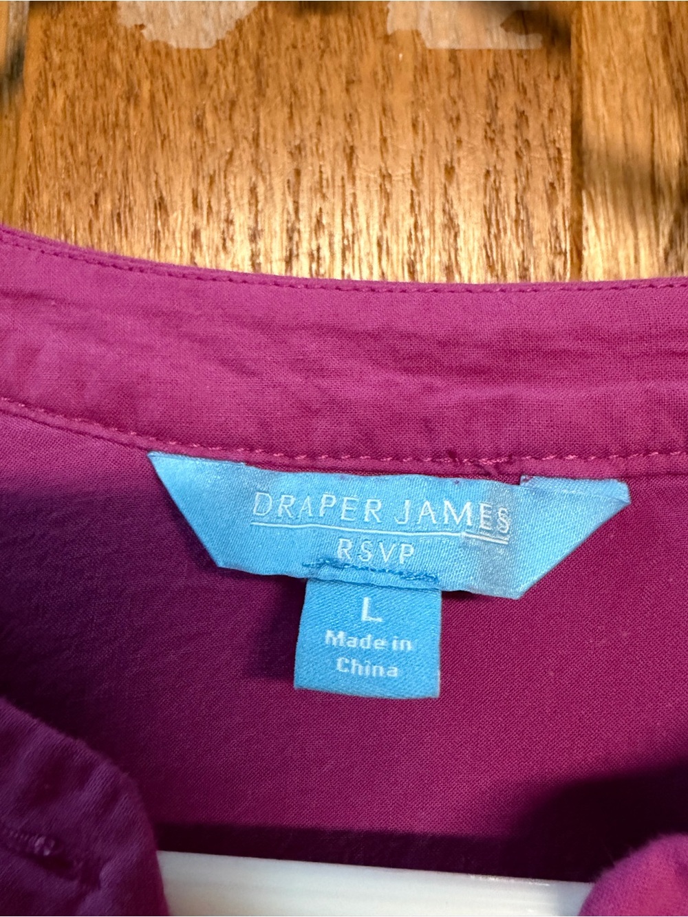 Draper James Magenta Eyelet V‑Neck Midi Dress - Picture 2 of 4